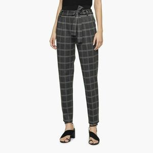 ❤️Calvin Klein Plaid Tie-Waist Belt Slim Fit Pants Size 10❤️